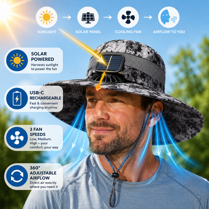 CoolBrim Solar Hat