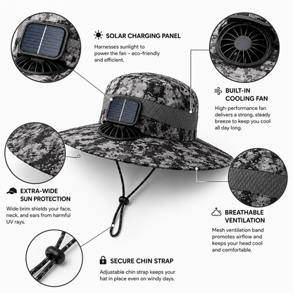 CoolBrim Solar Hat