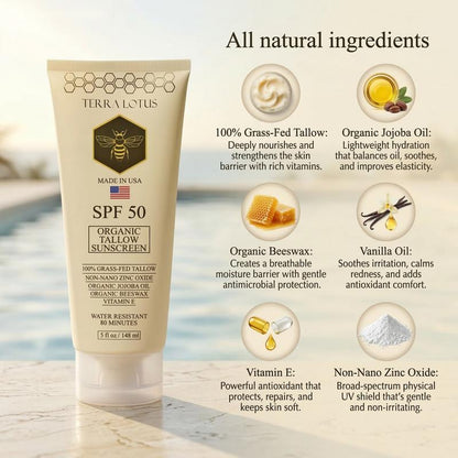 Organic Tallow Sunscreen