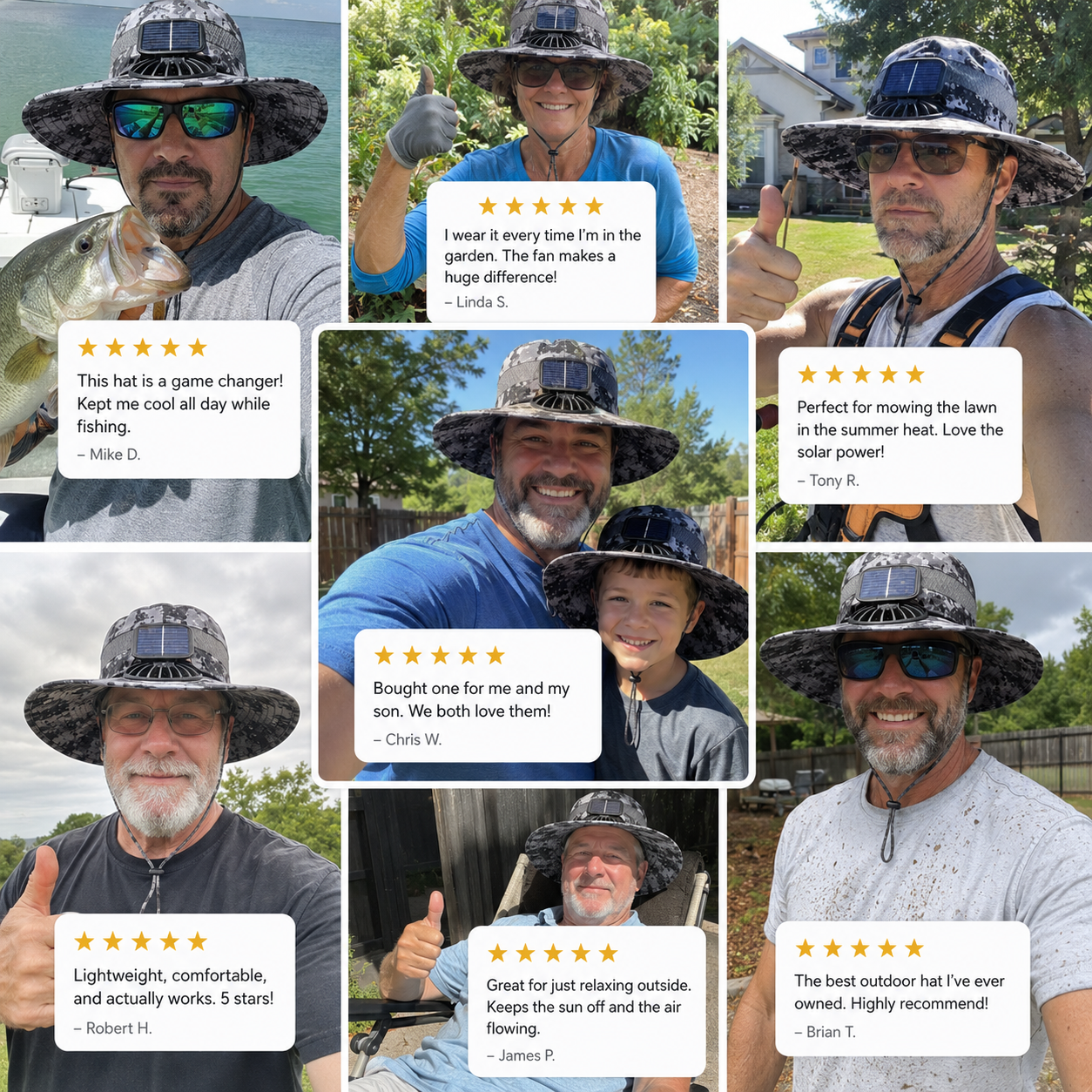 CoolBrim Solar Hat