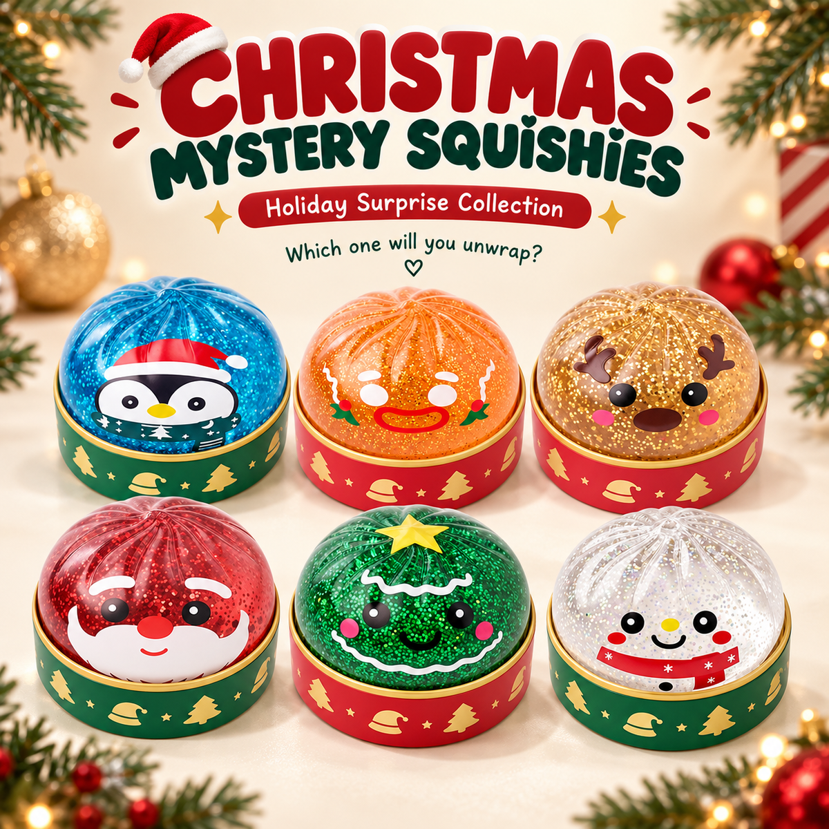 Christmas Mystery Squishies