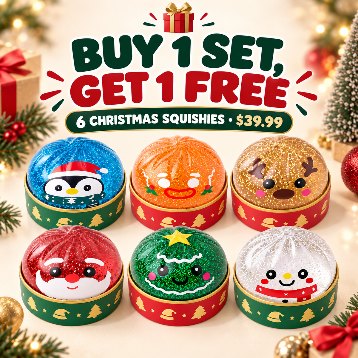 Christmas Mystery Squishies